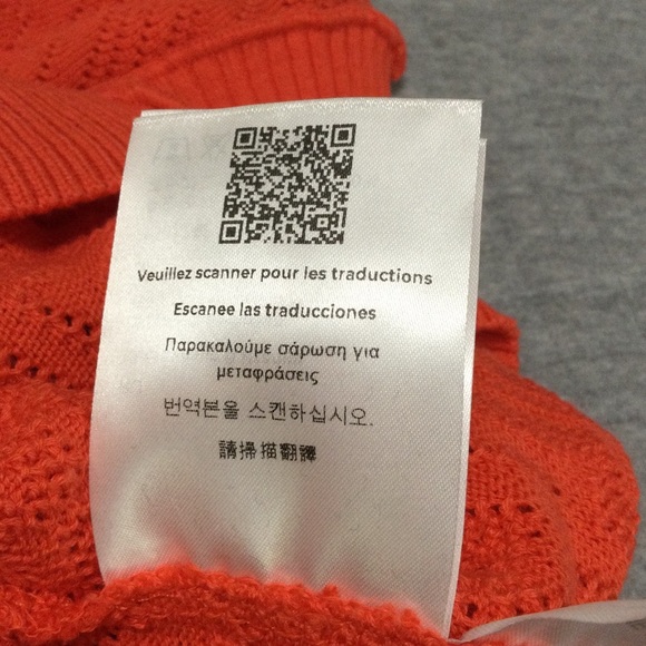 8 by Yoox Orange Sleeveless Knit Top Size M - Picture 10 of 11